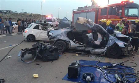 3 killed in multi-vehicle crash in southern Israel