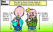 The key to peace: Israel and Jordan dividing Judea and Samaria
