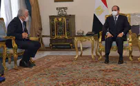 'Lapid and Al-Sisi discussed resumption of peace process'