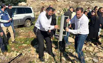 Hundreds gather to plant trees in Samaria