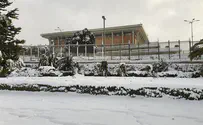 Snow in Jerusalem!