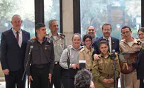 Pres. Herzog embraces special soldiers after moving musical show