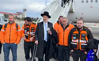 Israel's Chief Rabbi Lau visits Ukrainian refugees in Moldova