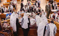 Watch: Purim celebrations at Moscow's central synagogue