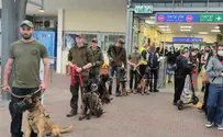 Israel Dog Unit secures Hadera train station