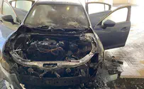 Arab who set rabbi's car on fire is arrested
