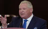 Ontario Premier Doug Ford swallows a bee