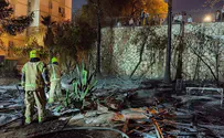 5 sukkot burn down in Jerusalem