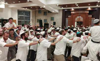 Watch: Beit El yeshiva holds 'second hakafot'