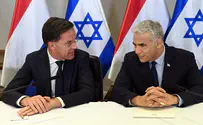 Lapid to Dutch PM: Our shared values are being tested today