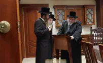 'Father's lectern': Hasid moves Grand Rabbi of Belz