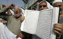 Protester burns Quran in front of central mosque