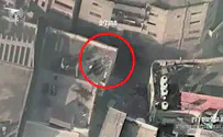 IDF publishes aerial video of terrorists shooting from rooftop