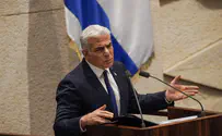 Lapid: Stop the legislation now, and we will go to the President's Residence