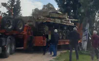 Protesters steal old armored personnel carrier 