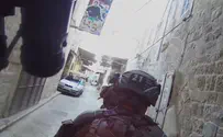 Watch: Helmet footage from battles against terrorists in Shechem
