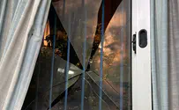 Anti-govt. protestor throws rock through window in Kfar Saba