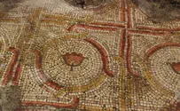 Ancient mosaic floor re-uncovered in central Israel