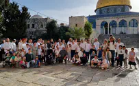 Hundreds of Har Bracha residents visit holy site
