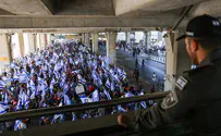 Thousands protest judicial reform at airport, 2 arrested