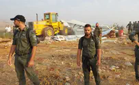 Forces destroy Jewish houses in Binyamin region