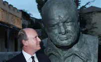 Churchill Bust in Jerusalem Pays Tribute to Great Leader, Friend