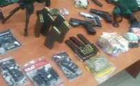 Soldiers, Police Seize Illegal Weapons Hidden in Negev Sheep Pen