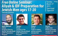 Online 'Webinar' To Help Jewish Youth Join the Israeli Army