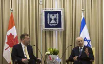 Canadian FM Meets Netanyahu, Peres; Hails 'Special Friendship'