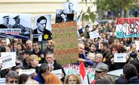 Hungarians Protest Monument Whitewashing Holocaust