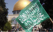Hezbollah, Al Qaeda and Hamas Flags in Jerusalem