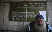 Chief Rabbinate Refuses to Change Temple Mount Sign