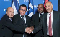 PA Soccer Chief Shakes Hands with Israeli Counterpart