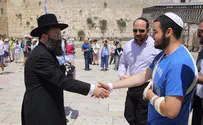 Wounded officer returns: I'm back to defend the nation of Israel