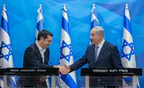 Netanyahu greets Greek PM; 'Two countries with ancient roots'
