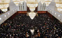 Watch: Belz hasidim hold Sukkot celebration
