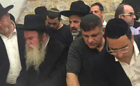 Jewish singer Yaakov Shwekey prays and dances at Joseph's tomb
