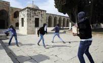 Watch: Arabs riot on Temple Mount during Tisha B'Av