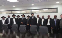 Chief Rabbi Lau meets with Ethiopian rabbis