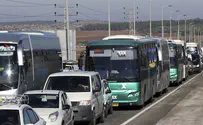 Watch: Arabs vandalize Egged bus on northern Israel road