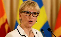 Anti-Israel Swedish FM to step down