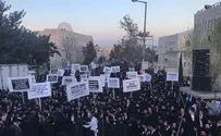 Watch: Thousands of haredim protest in Jerusalem