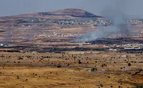 Syrian mortars hit Israel, sparking fire in Golan Heights