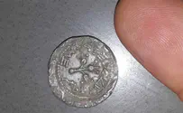 Ancient coin discovered in Halamish