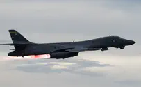 American bombers fly over Korean Peninsula