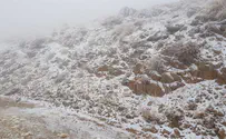Snow in the Hermon, rain for the rest of Israel