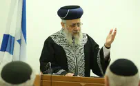 Chief Rabbi apologizes for comments regarding Hesder graduates