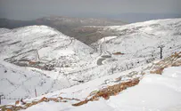 Watch: Snow in the Hermon