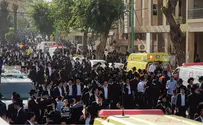 Hundreds of thousands gather for Rabbi Shteinman's funeral
