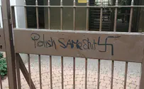 Swastikas scrawled on entrance of Polish embassy